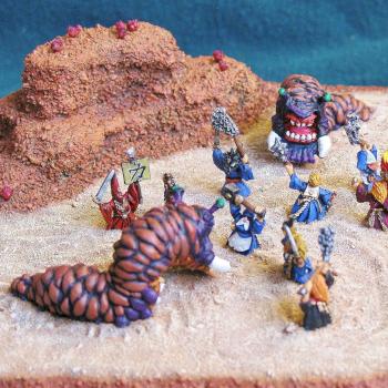 Dune Encounter 2 (10mm)...Diorama by Cat Dancer