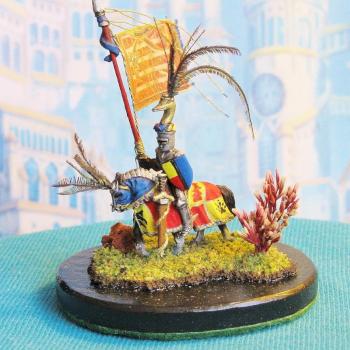 15mm Mounted Knight...Battle Systems... by Cat Dancer