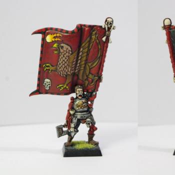 Empire Standard Bearer with Griffon Standard by popiel84