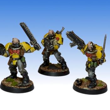 Imperial Fists Scouts by Wickedcarrot