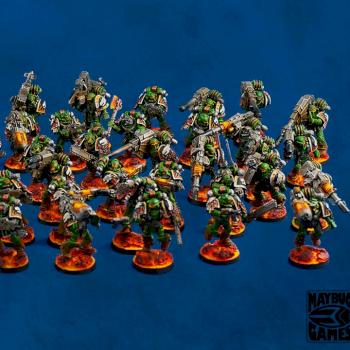 Pre-heresy Salamander's Heavy Weapon Squads by MaybugM