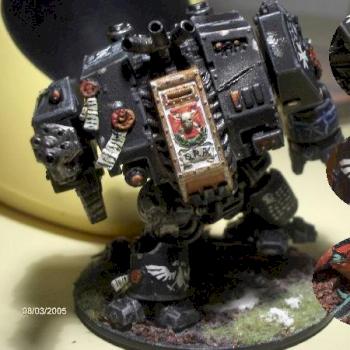 Black Templar Dreadnought by Avalorionas