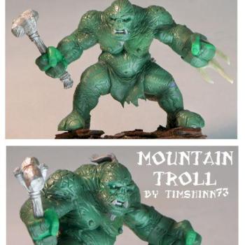 Scratchbuilt Mountain Troll by timshinn73