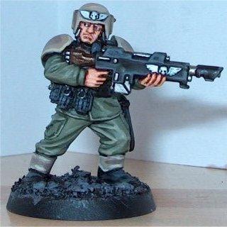 Imperial Guard Voloch Rifles Guardsman by Gorbat!