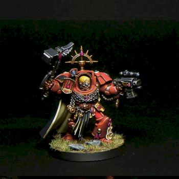 Blood Angels Captain Karlaen. by karpunk