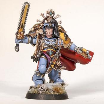 Ragnar Blackmane of the Space Wolves by munger