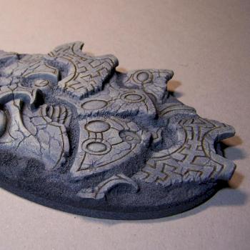 ELDAR RUINS BASE (XXLARGE OVAL IMPERIAL NIGHT TITAN) by philydorf