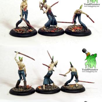 Punk Zombies - Malifaux by Toadpainter