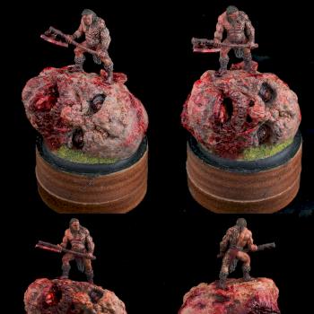 Extremely Barbaric Barbarian - Scibor miniatures (2015) by bapfometh