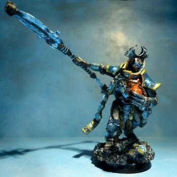 Necron Overlord by RedRavonMinis