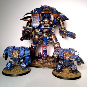 Imperial Knight Titan w/ Dreadnoughts by Stephen