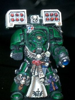 Cyclone Terminator of the Dark Angels (not finished) by Vergil