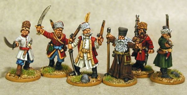 The Seven Years War - Russian Cossack Characters by witchhunter