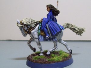 Arwen on horse by Sithious