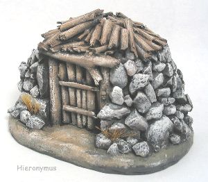 Stone Hut for Goblins or Orcs by Hieronymus