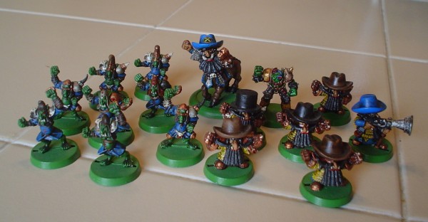 Chaos Dwarf Blood Bowl Team by cygnus46