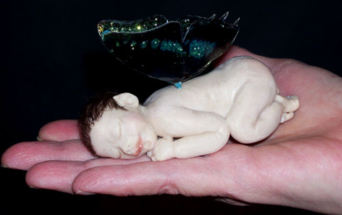 Baby Casey-Polymer Sculpt by Nailpainter2003