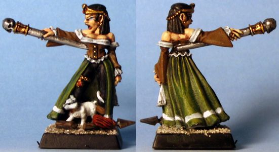 Completed Mercenary Sorceress.... by cyberaggie