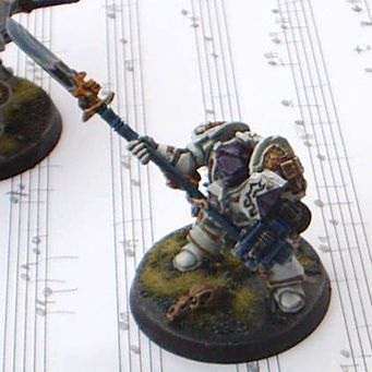 Daemonhunters Grey Knight Terminator with 2H Scythe by ravenwing