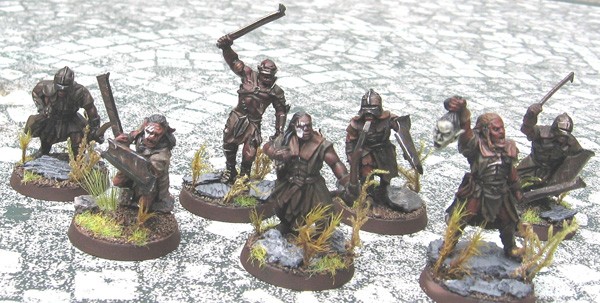 LotR Uruk-Hai squad by Axeman of Lossarnach