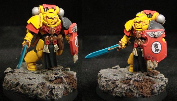 Imperial Fist Space Marine by mattsterbenz