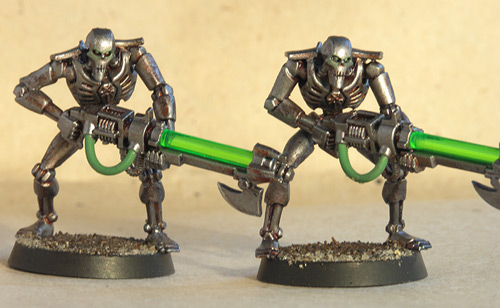 Necron Warriors by Gnawer