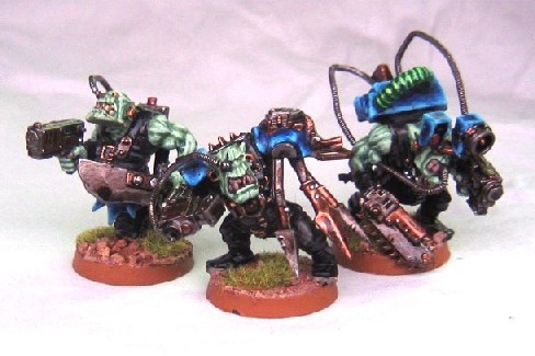 Ork cybork commandos by Dazkhull