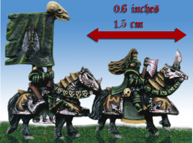 Warmaster - 10mm chaotic knights command by py11