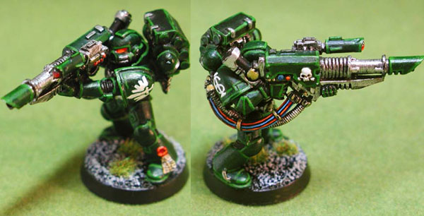 Dark Angels lascannon by drzero