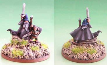 Gandalf & Bilbo 10mm - Battle of the Five Armies - Warmaster Size by Boseafus