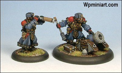 Khador Mortar Crew by funkyyuzzam