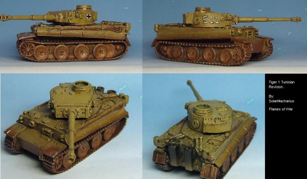 Tiger I Tunisian Revision FoW by SolarMacharius