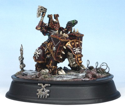 Khorne champ on juggar' by painterboyroy