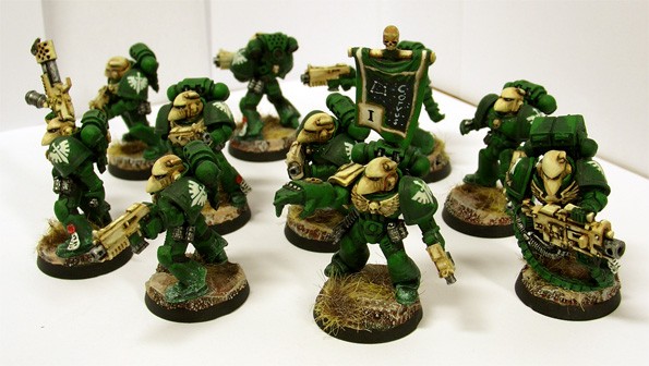 Space Marines Tactical Squad by ghostcrawler