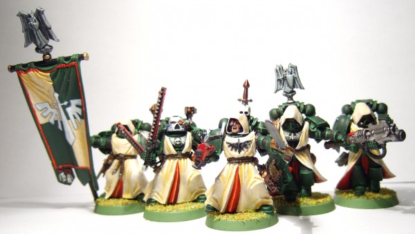 dark angels command squad by capt mannering