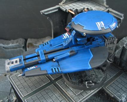 Tau Hammerhead Drone Scratch Build by bluetablepainting