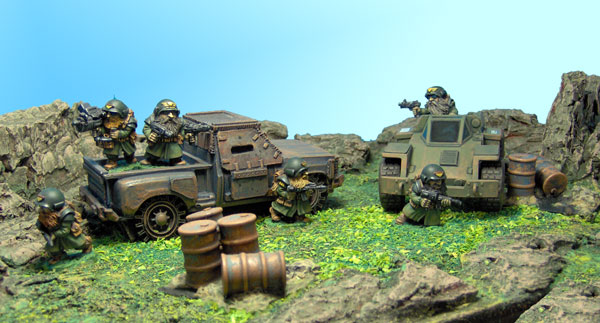 Olleys Armies SF SCrunts and Old Crow Vehicles by bolley