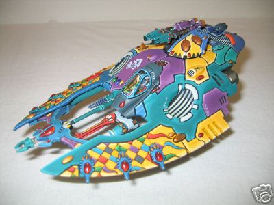 Eldar Harlequin Wave Serpent by salamander X