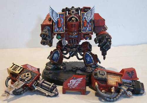 Blood angel dreadnought by Prockape1