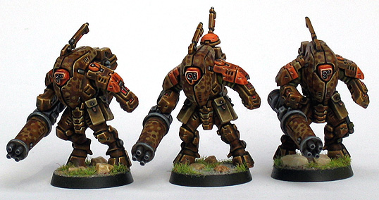 Tau XV25 stealth troopers by ManU26