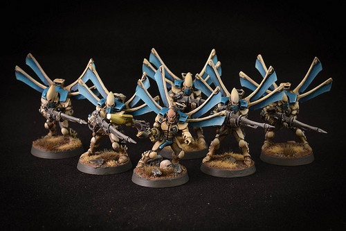 Eldar Swooping Hawks with sunrifle exarch by Sheps