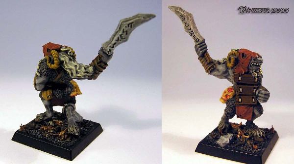 Mordheim Possesed Beastman (Better pic) by Nexxus