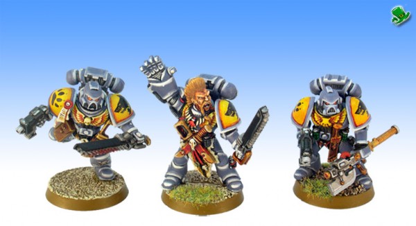 WH40K Space Wolves Blood Claws Unit by leprechaun studio