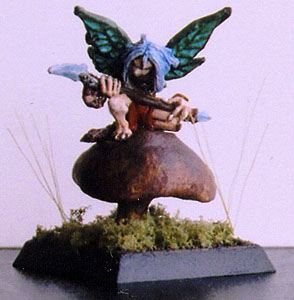 Toadstool fairy by Gilvan Blight