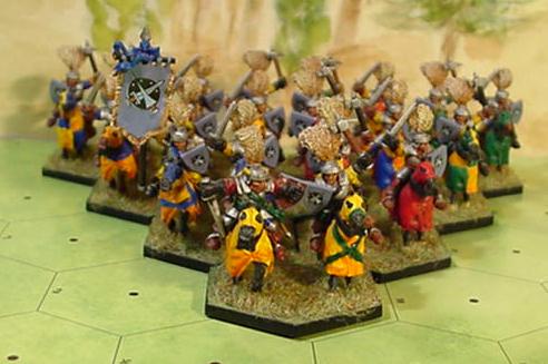 Light noble cavalery 15 mm for Demonworld by khaibar igor