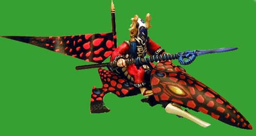 Eldar Warlock On Jet Bike by Neuroranger