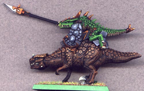 New Lizardmen Saurus Cavalry by Aschul