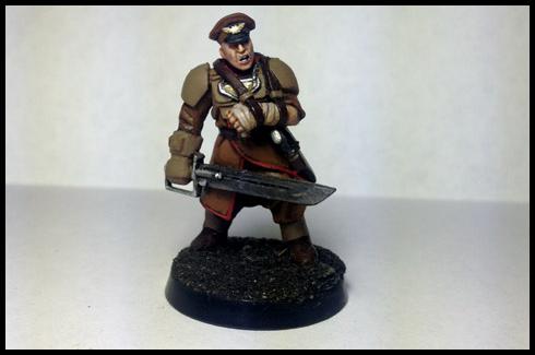 Cadian Imperial Guard Sergeant Bastonne by Guardsman