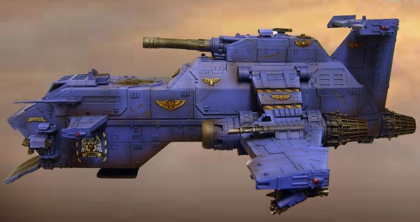 Ultramarine Thunderhawk Commission by Stiff Neck Studio