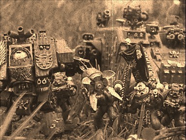 a little "archive" scene of a blood angel force in the field by rolling thunder